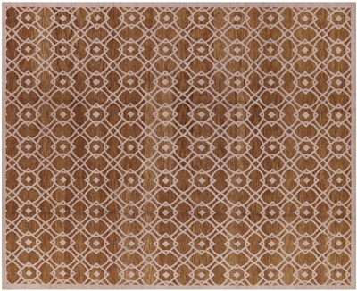 Modern Hand Knotted Wool Area Rug