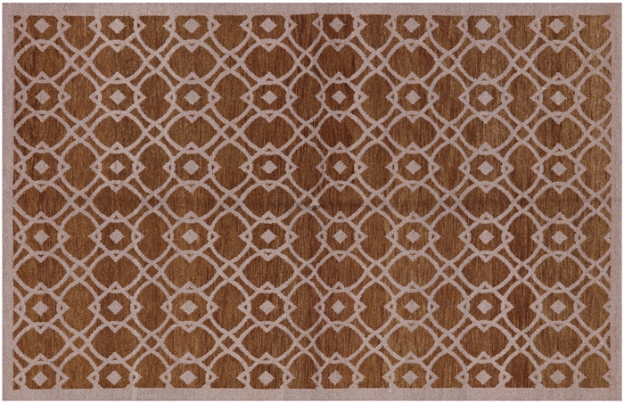 Modern Handmade Wool Rug