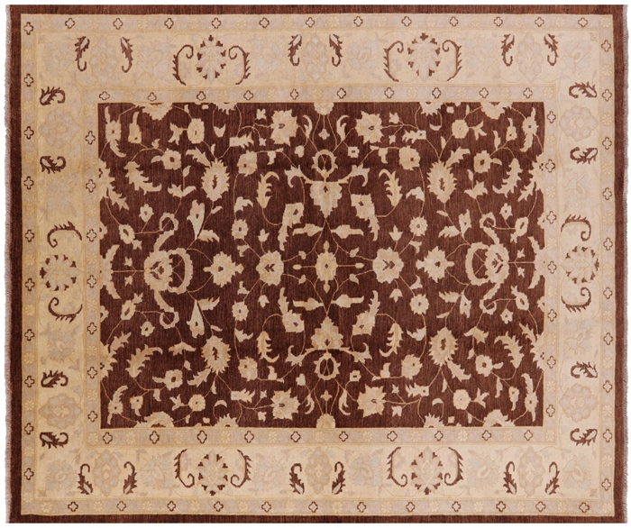 Hand Knotted Peshawar Wool Rug