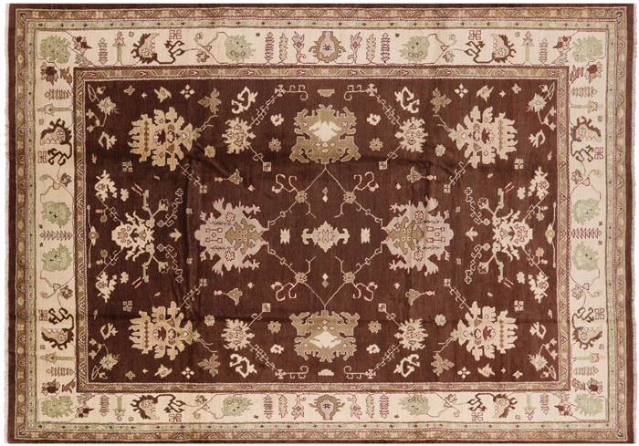 Peshawar Hand Knotted Wool Rug