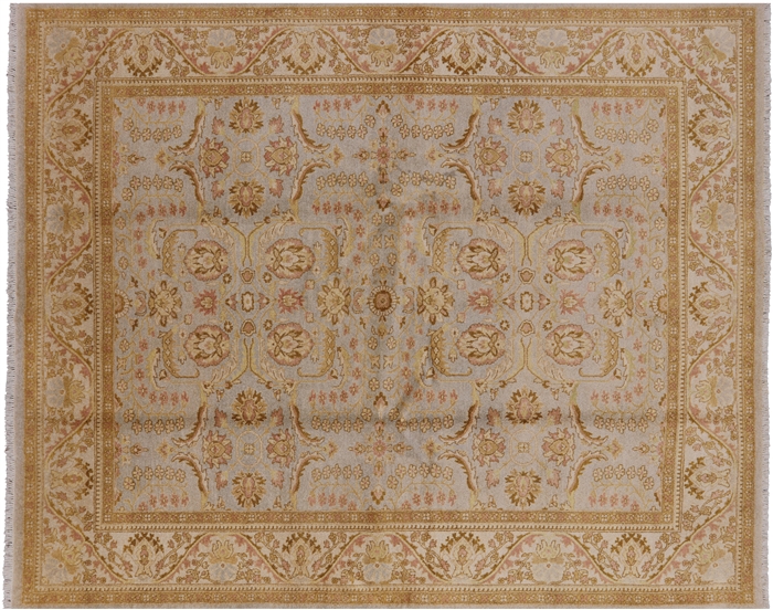 Hand-Knotted Peshawar Rug