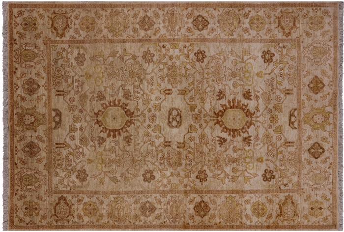 Hand Knotted Peshawar Wool Rug