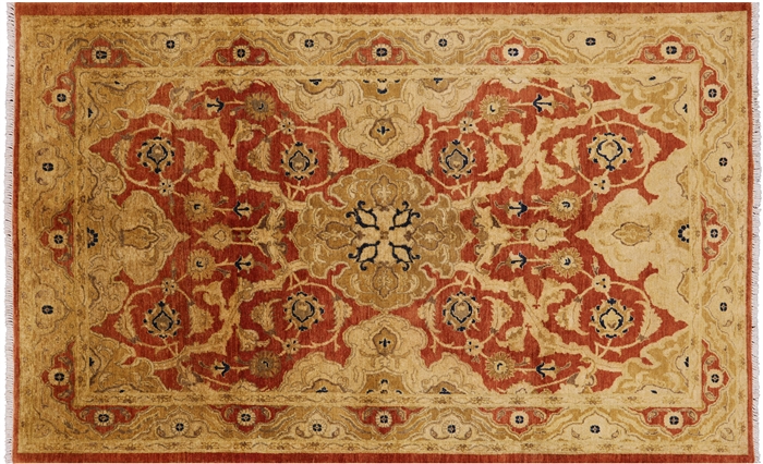 Peshawar Hand Knotted Area Rug