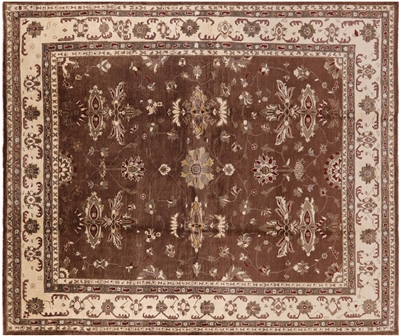 Peshawar Hand Knotted Wool Area Rug