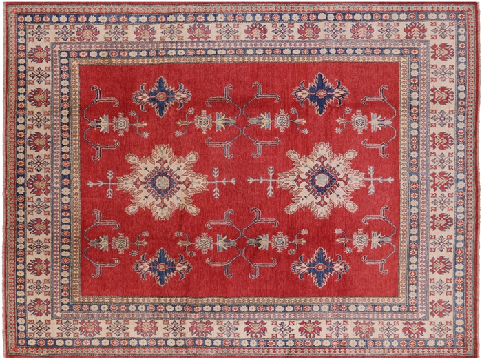 Kazak Hand Knotted Wool Rug