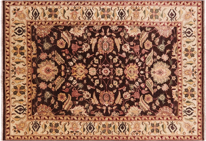 Signed Peshawar Flat Weave Handmade Rug