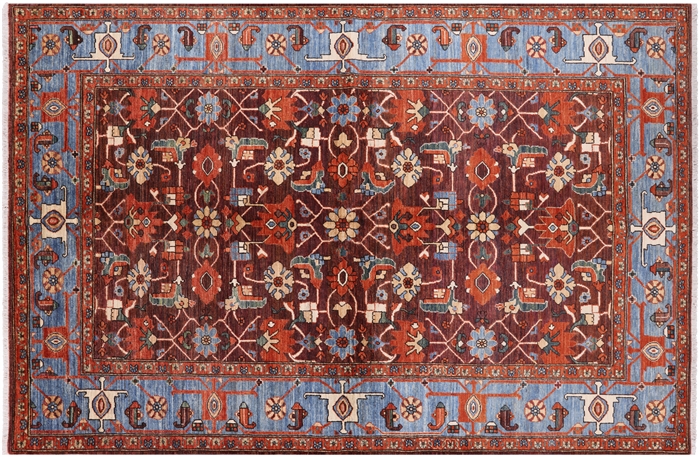 Hand knotted Fine Serapi Wool Rug