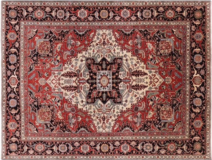 Fine Serapi Hand Knotted Rug