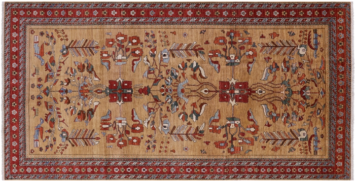 Fine Serapi Hand-knotted Wool Area Rug