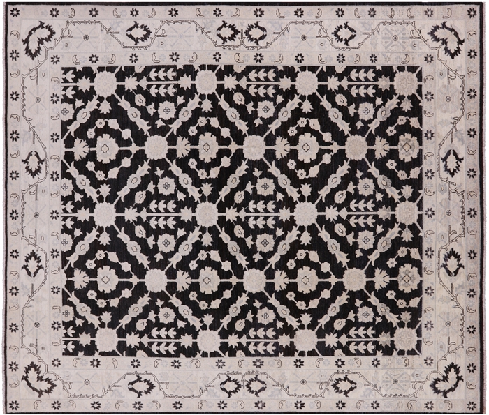 Handmade Turkish Oushak Wool Rug