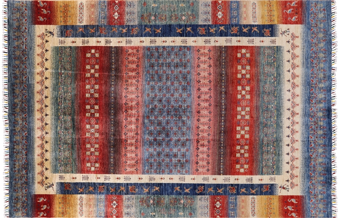 Persian Gabbeh Hand Knotted Wool Rug