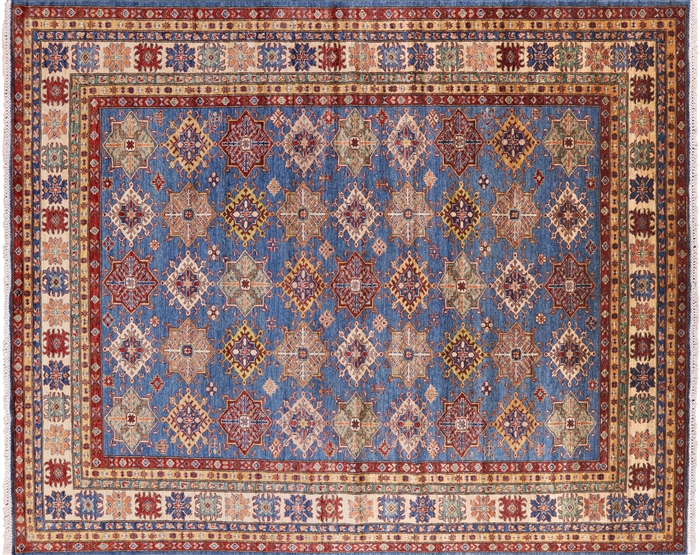 Super Kazak Wool Area Rug