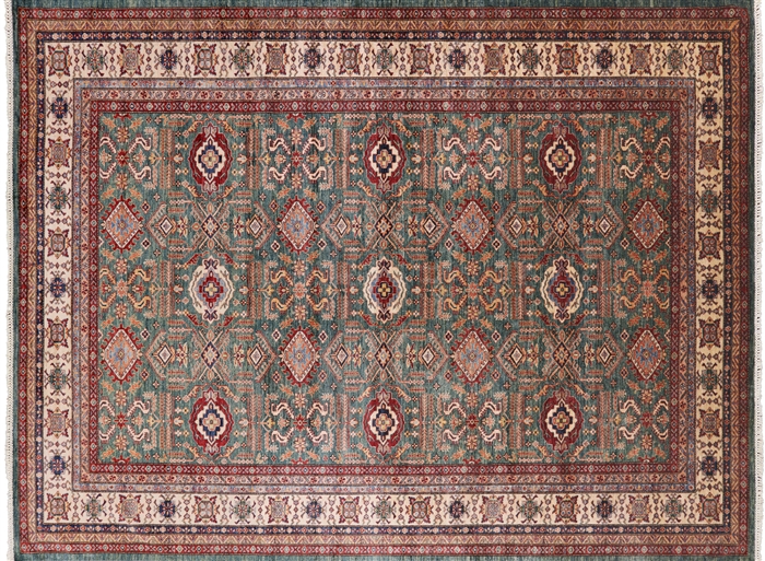 Hand Knotted Super Kazak Wool Rug