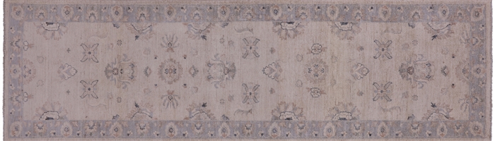 Runner Oushak Hand Knotted Rug