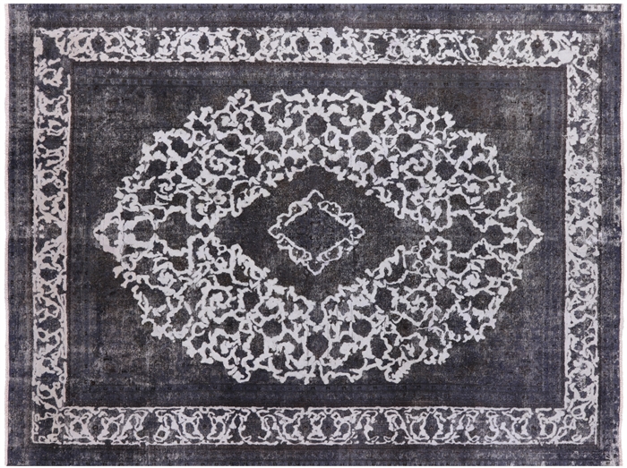 Persian Veg Dyed Hand Knotted Overdyed Rug