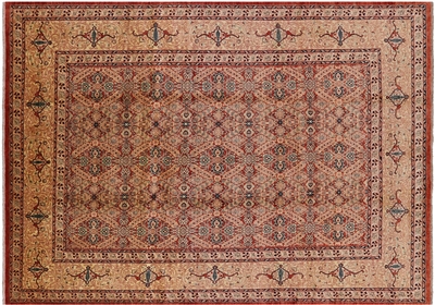 Peshawar Hand-Knotted Area Rug