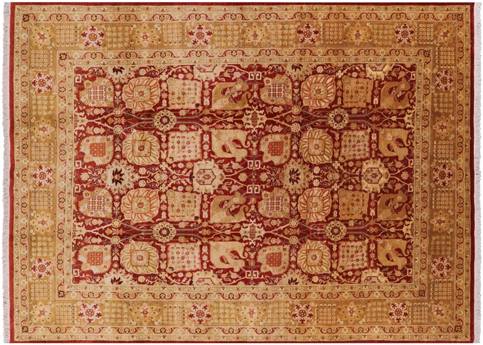 Hand Knotted Peshawar Wool Rug