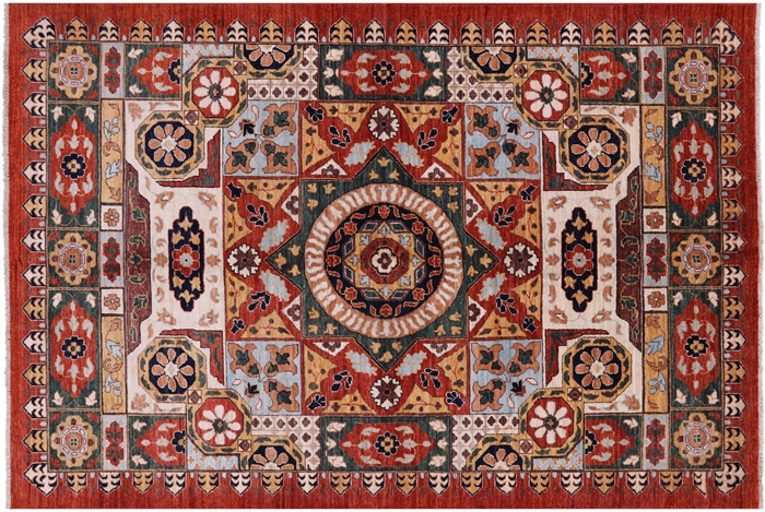 Fine Serapi Hand Knotted Area Rug