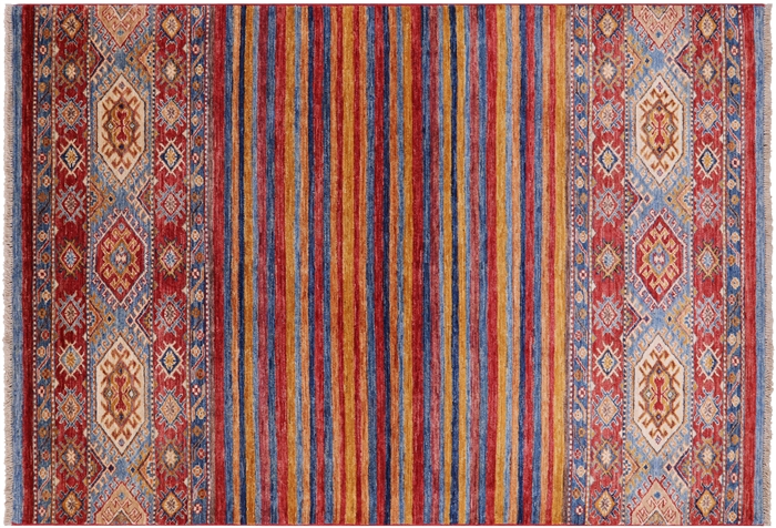 Khorjin Super Kazak Handmade Wool Rug