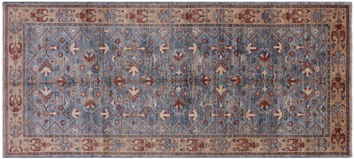 Fine Serapi Hand-Knotted Wool Rug