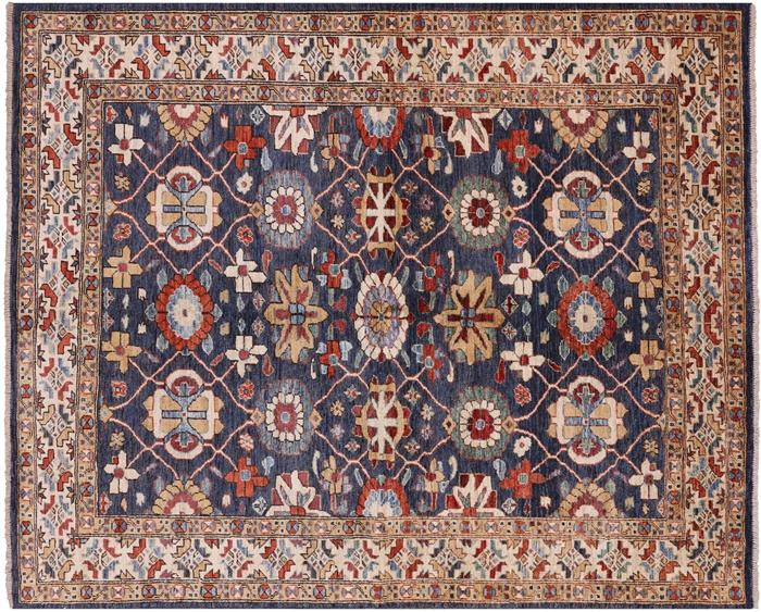 Fine Serapi Hand Knotted Wool Area Rug