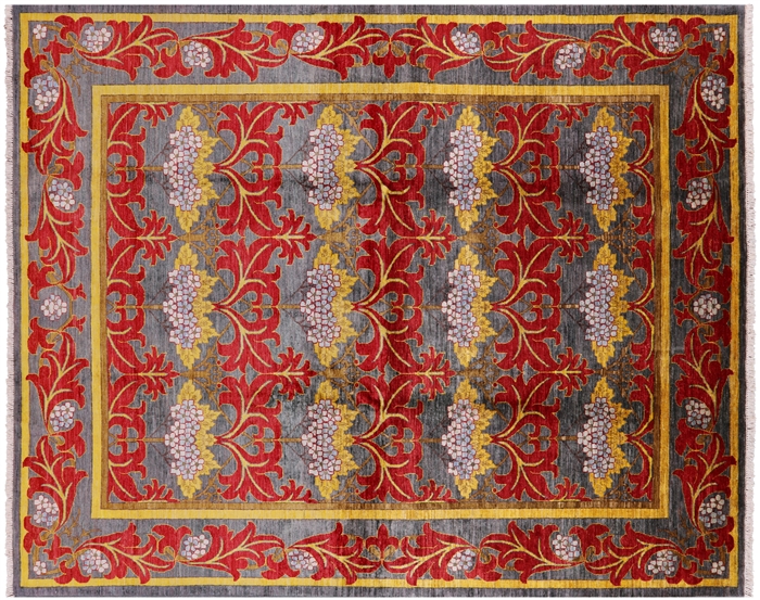 Handmade William Morris Wool Rug