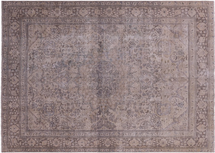 Handmade Persian Vintage White Wash Rug