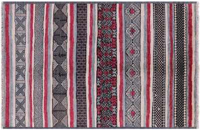Navajo Hand Knotted Moroccan Wool Rug