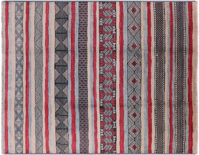 Moroccan Hand Knotted Southwest Navajo Rug