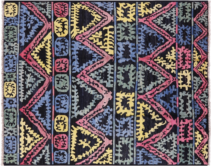 Moroccan Navajo Hand Knotted Area Rug