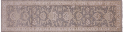 Oushak Hand Knotted Runner Rug