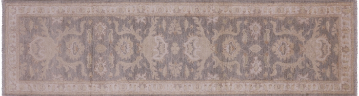 Oushak Hand Knotted Runner Rug