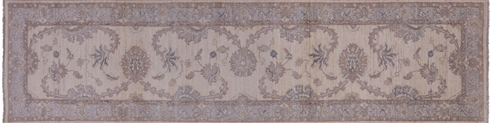 Runner Oushak Hand Knotted Rug