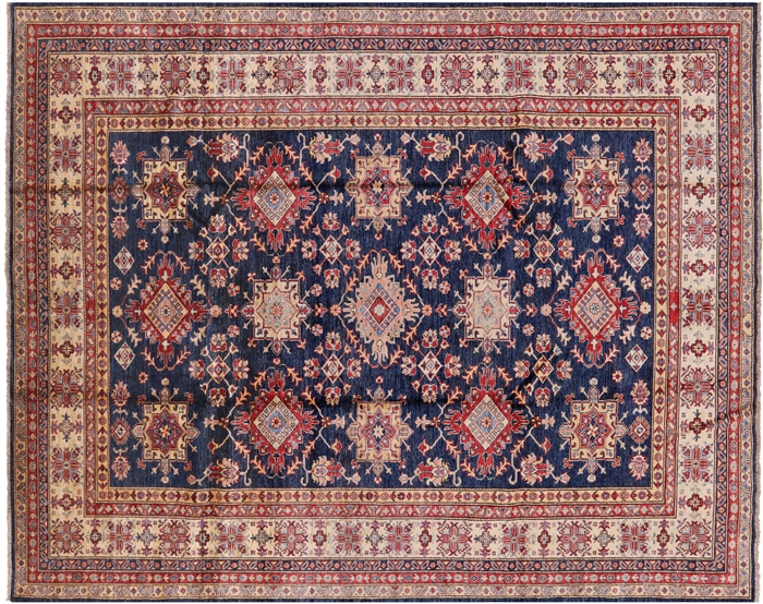 Hand Knotted Super Kazak Area Rug