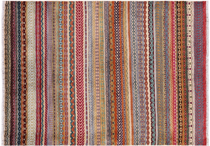 Loribaft Persian Gabbeh Hand Knotted Area Rug