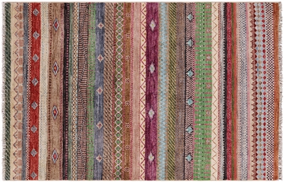 Handmade Gabbeh Loribaft Wool Rug