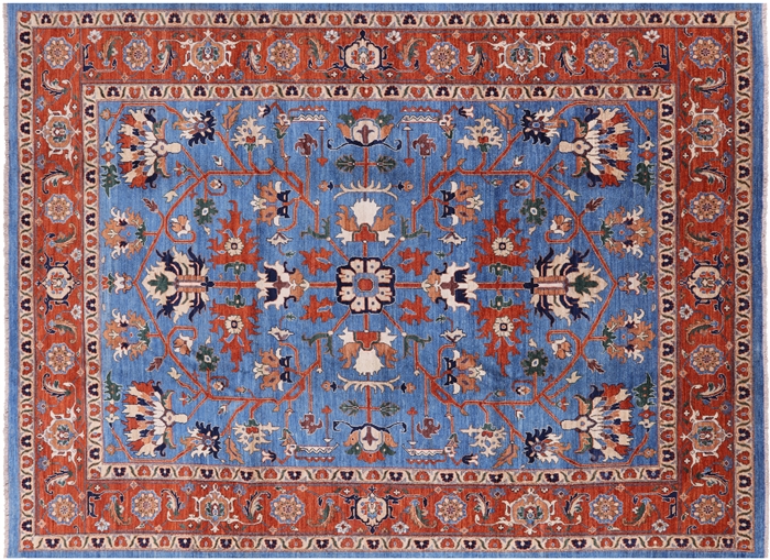 Handmade Fine Serapi Area Rug