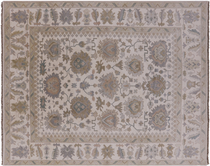 Oushak Hand Knotted Wool Rug