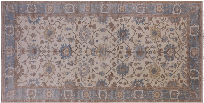 Oushak Hand Knotted Rug