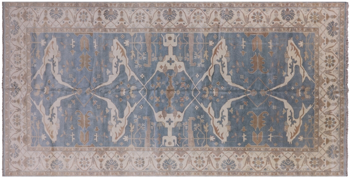 Turkish Oushak Hand Knotted Rug