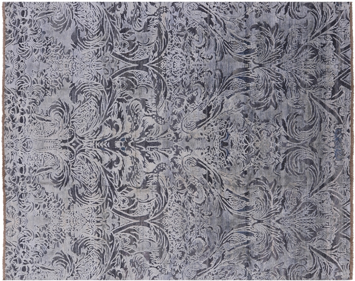 Handmade Modern Wool & Silk Rug