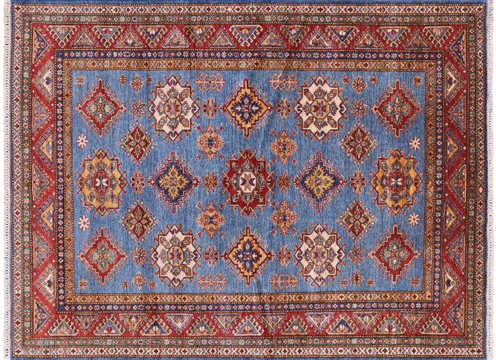 Hand Knotted Super Kazak Area Rug