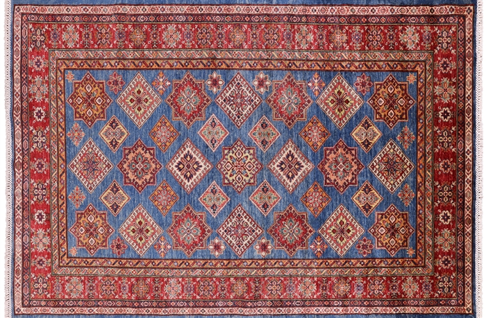 Super Kazak Hand Knotted Wool Rug