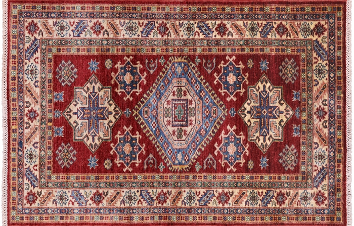 Super Kazak Hand Knotted Rug