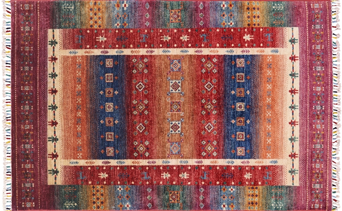 Super Gabbeh Lori Buft Hand Knotted Wool Rug