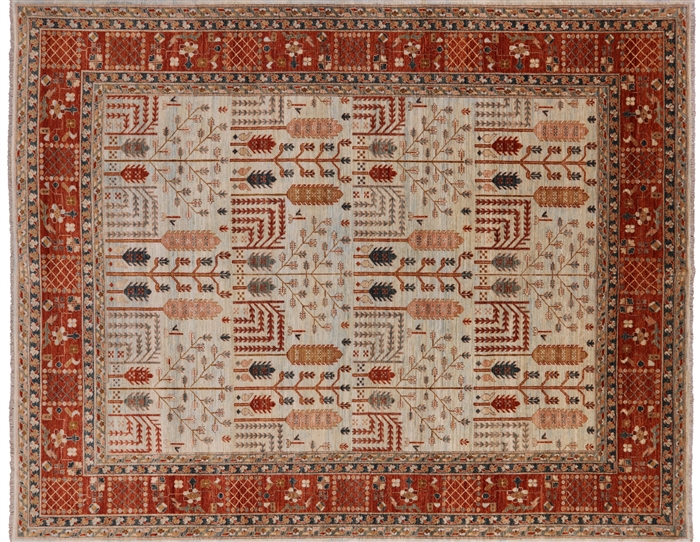 Handmade Persian Ziegler Wool Area Rug