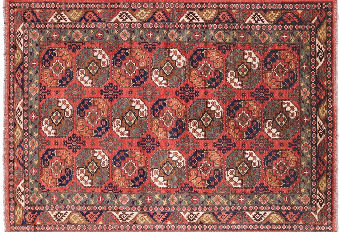 Bokhara Hand Knotted Wool Area Rug