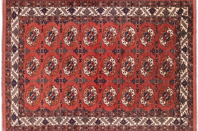 Bokhara Hand Knotted Wool Area Rug
