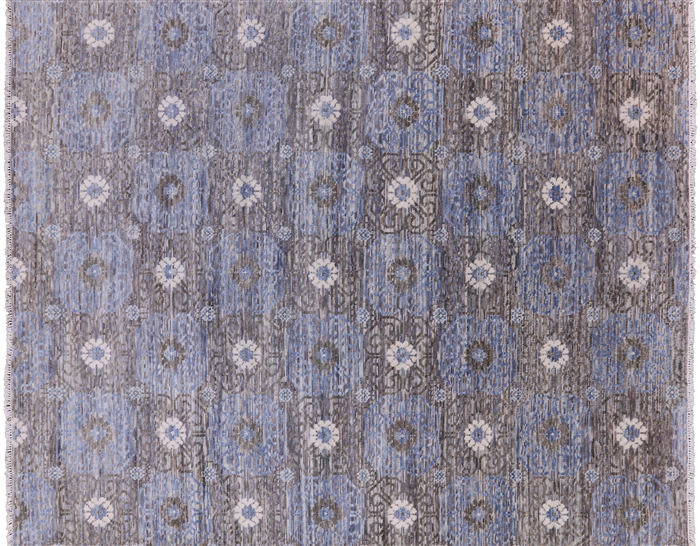 Hand Knotted Modern Wool Rug