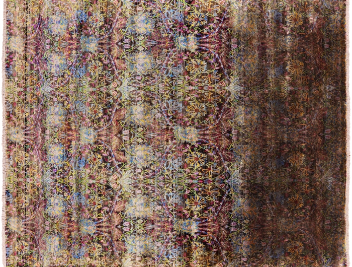 Silk Persian Hand Knotted Area Rug